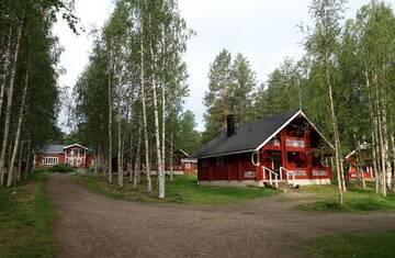 Фото номера Коттедж с 2 спальнями и сауной Дома для отпуска Loma-Vietonen Holiday Village г. Мельтосярви 13